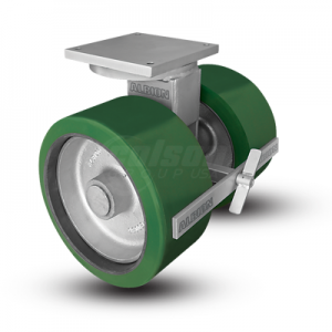 (8) Metro Swivel Stem Casters With Bumper – 5" 300 Lb Capacity, Albion Model 5PC